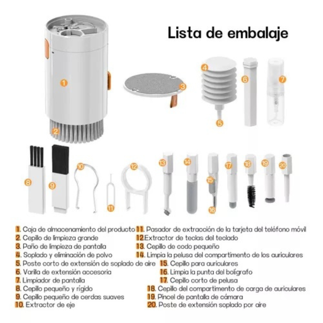 KIT LIMPIADOR MULTIFUNCIONAL 20 EN 1